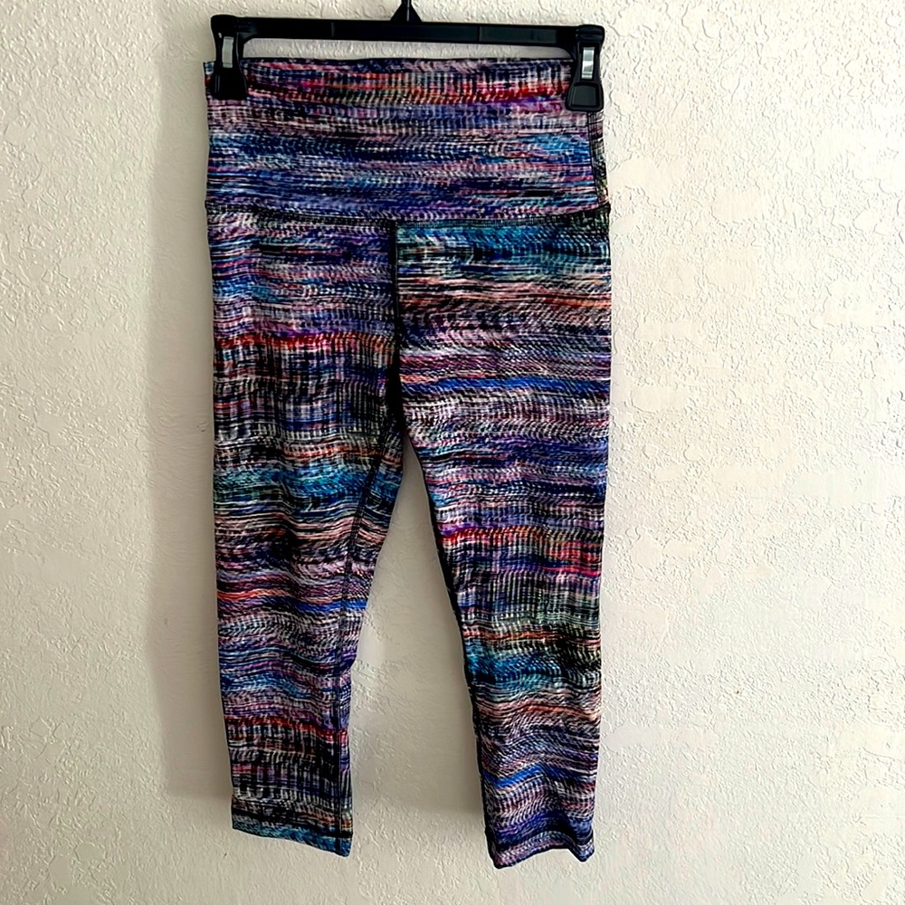 Lululemon Multi Color Crop Tights